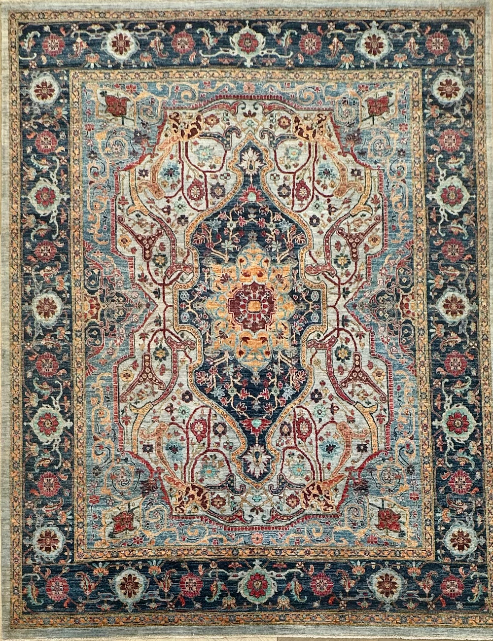 Afghan handmade rug,Chobi. Size:360x270cm