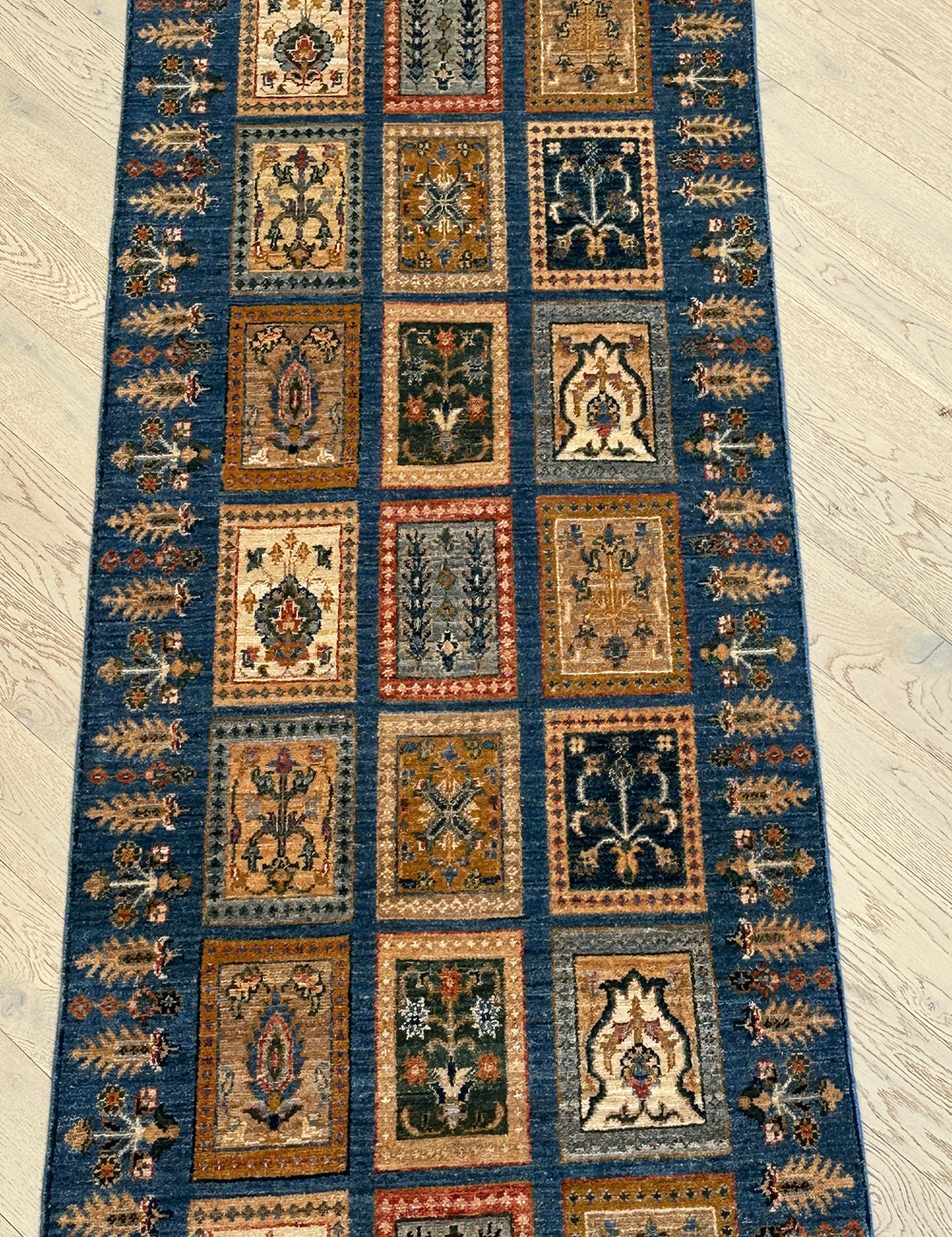 Afghan handmade Chobi runner 282x79 cm