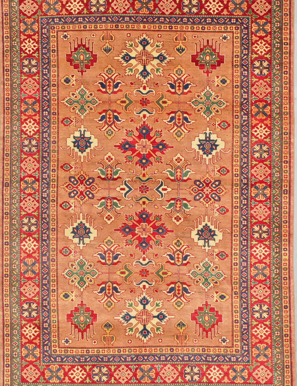 Terracotta Kazak handmade rug 295x203cm