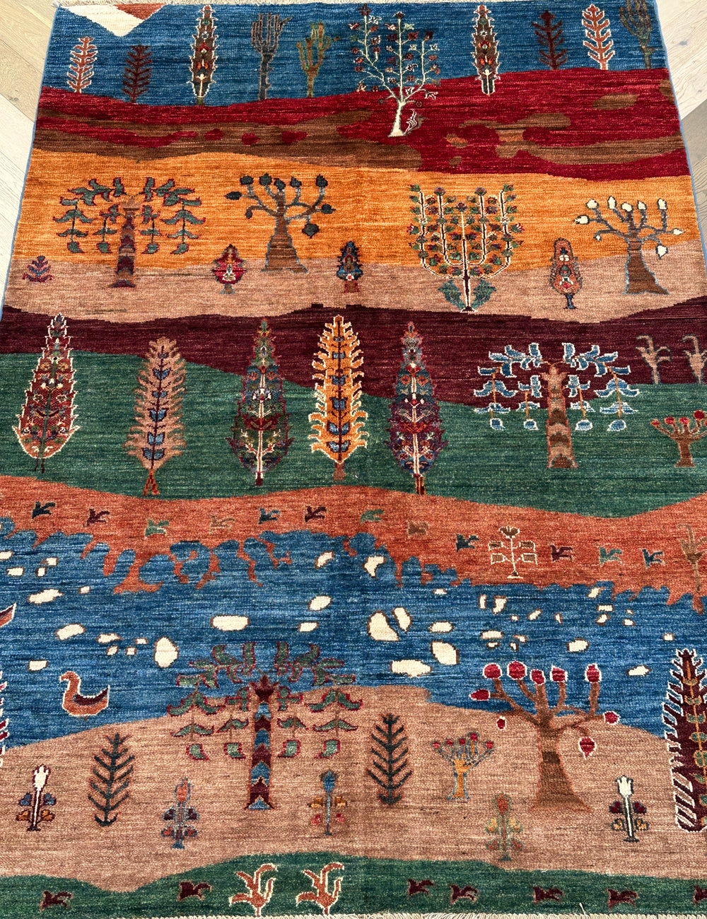 Afghan handmade rug,Chobi . Size: 250x174 cm