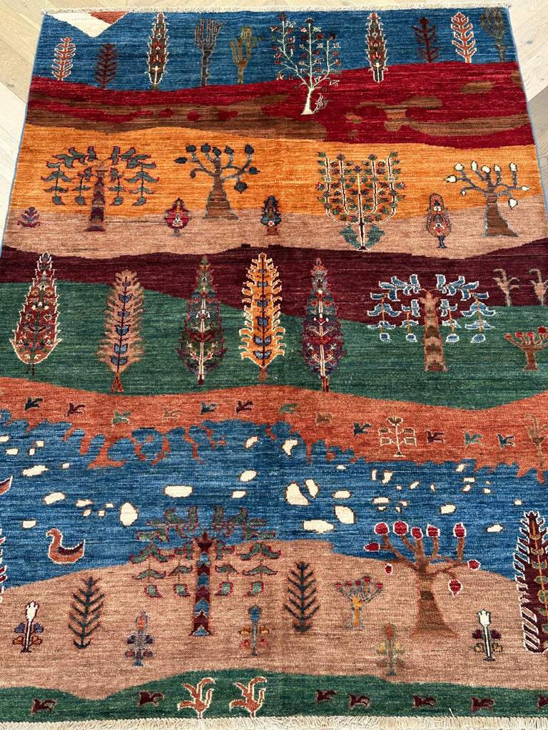 Afghan handmade rug,Chobi . Size: 250x174 cm