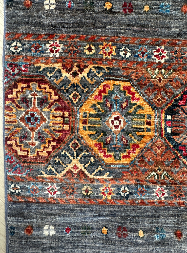Afghan handmade rug,Chobi. Size: 214x142 cm
