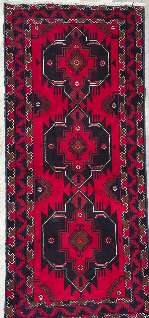 Tribal Baluchi handmade runner 202x91 cm