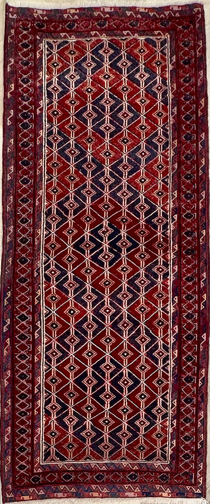 HANDMADE AFGHAN MUSHWANI KILIM RUNNER | 203x82  CM|