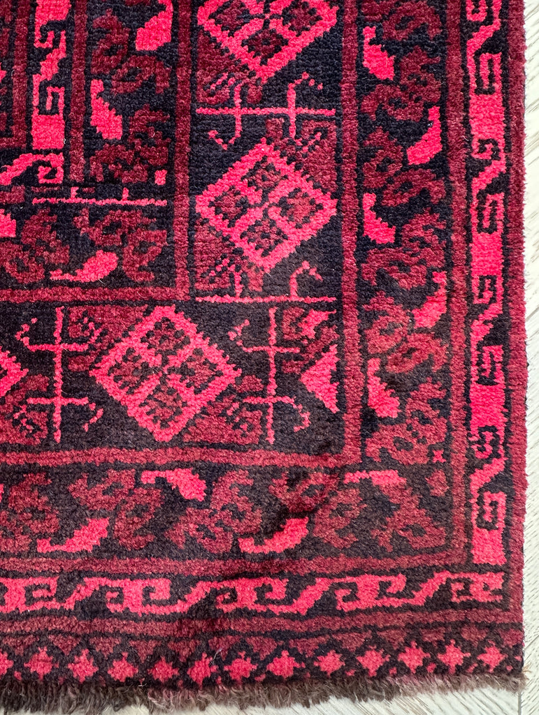 Afghan elephant foot rug  263x187 cm