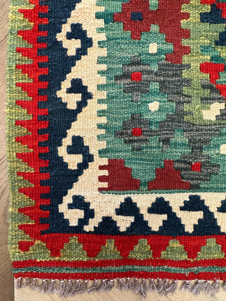 Afghan hand made Kilim runner 207x96 cm