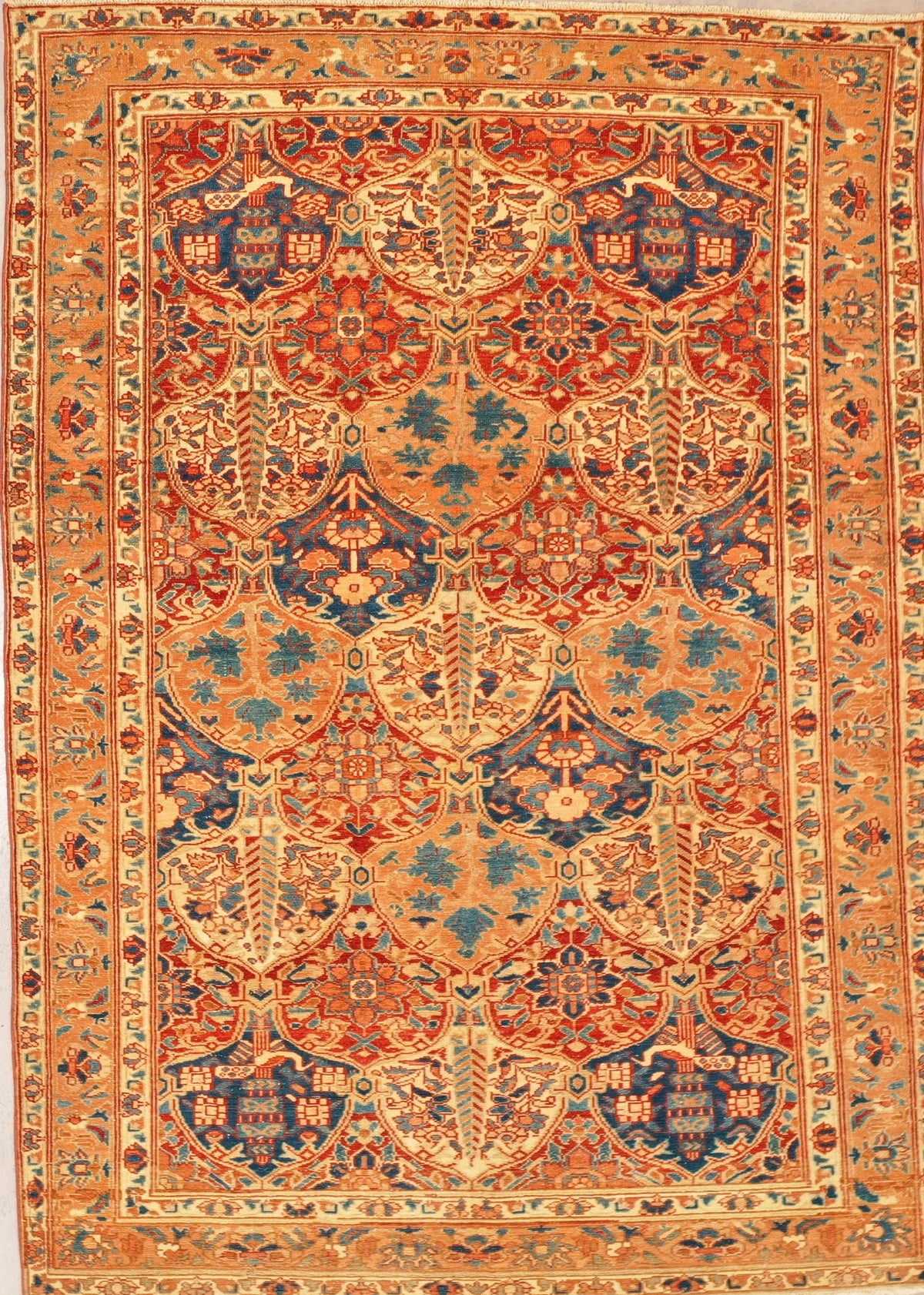 Vintage Bakhtiari Persian Rug - rare find 162x232cm