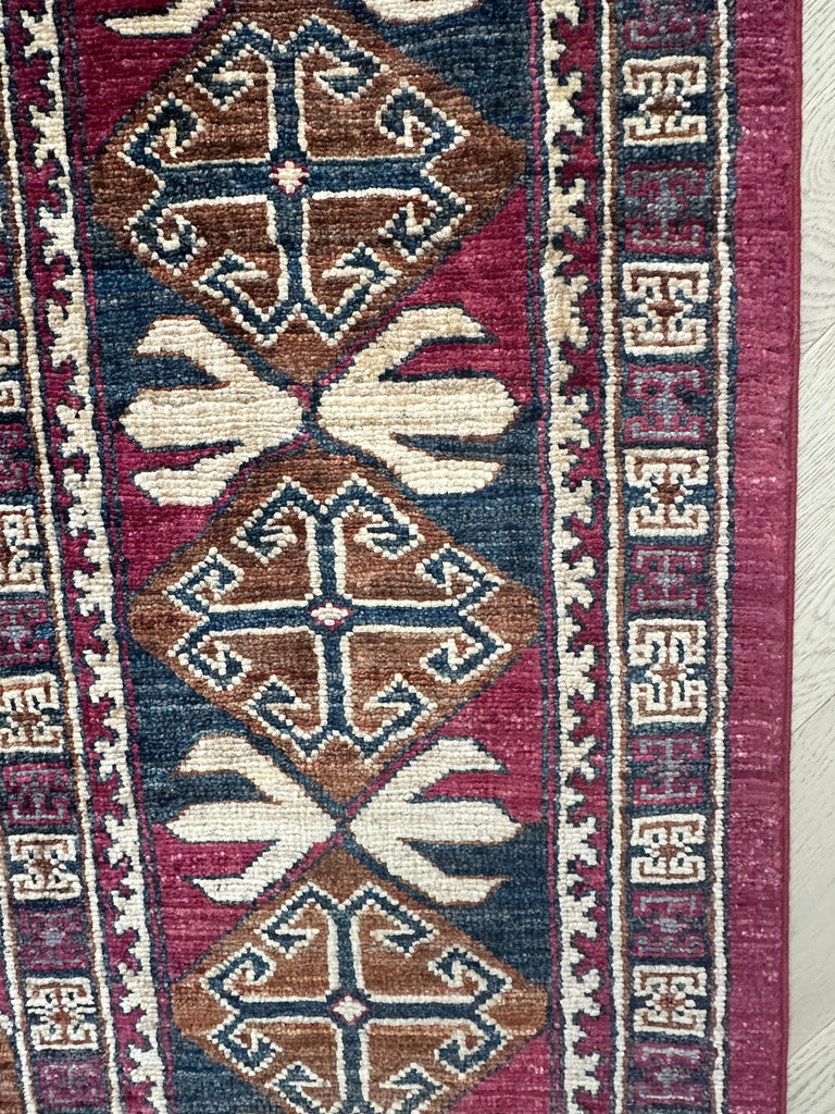 Afghan handmade rug,Chobi. Size:340x230 cm