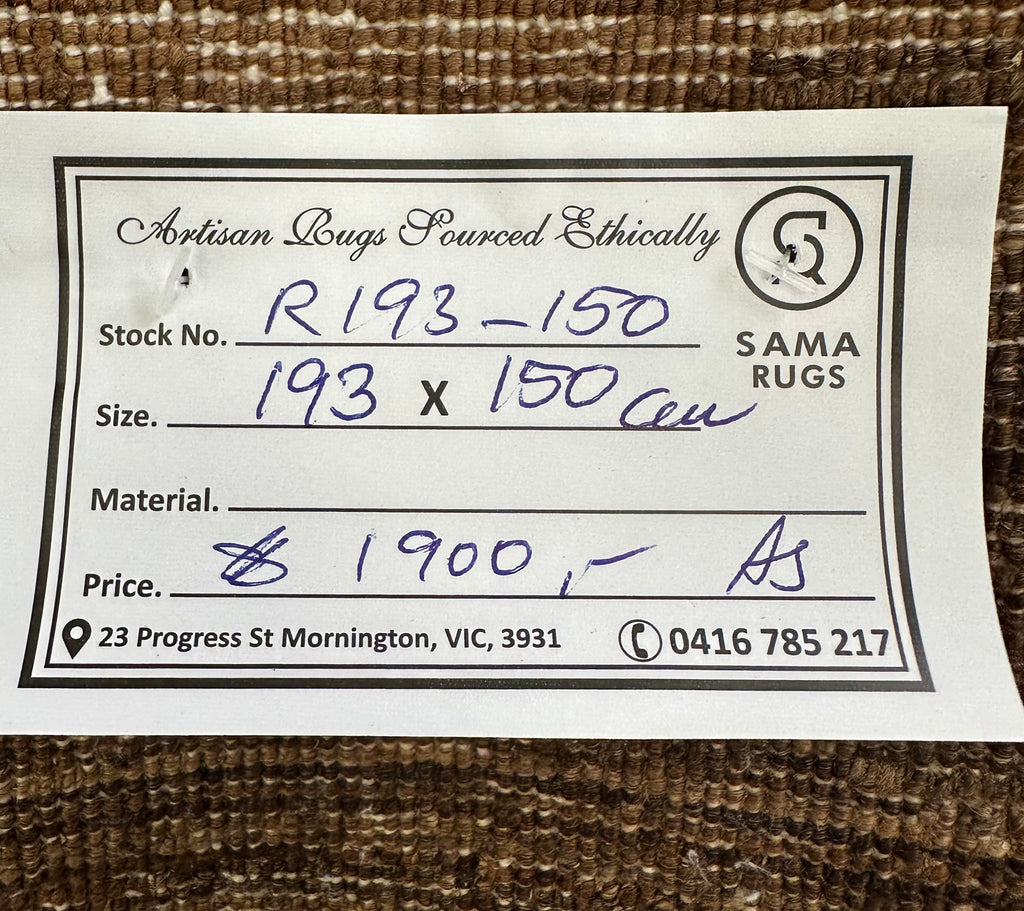 Handmade Gabeh Rug |193x150 cm