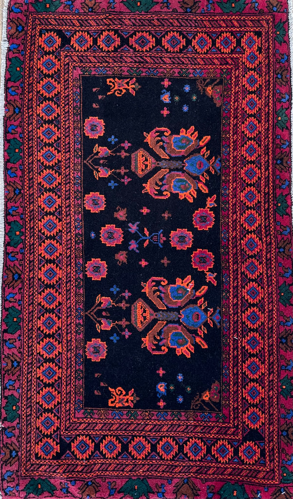 Handmade Afghan door mat rug