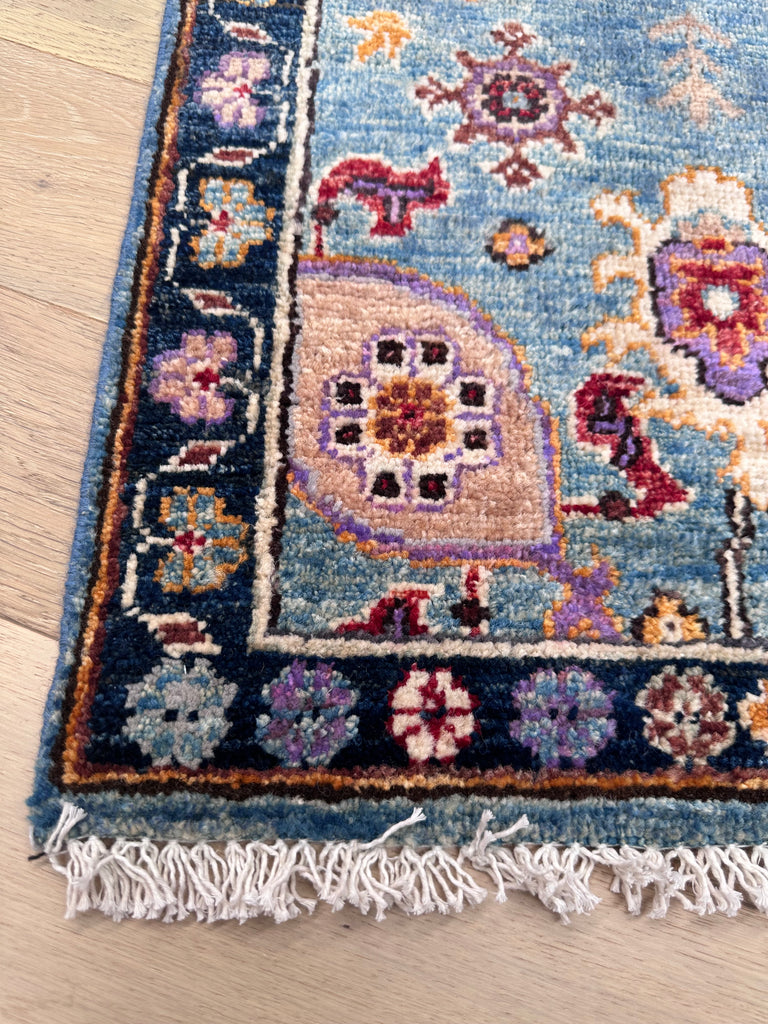 Handmade Afghan door mat rug