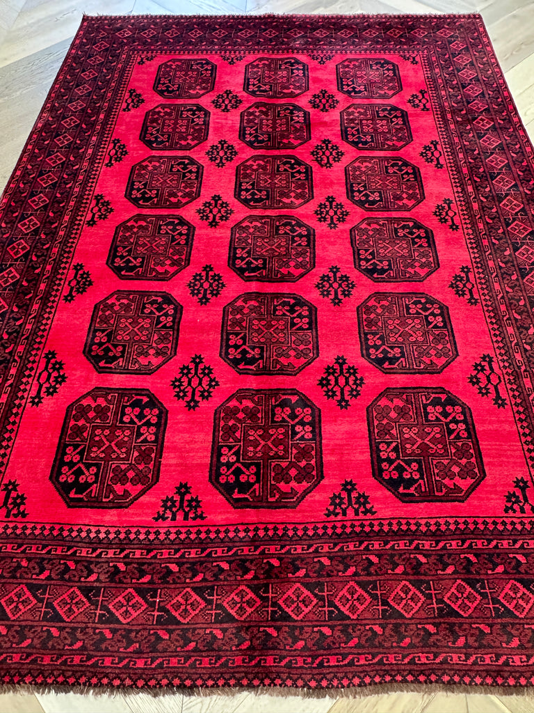 Afghan elephant foot rug  263x187 cm