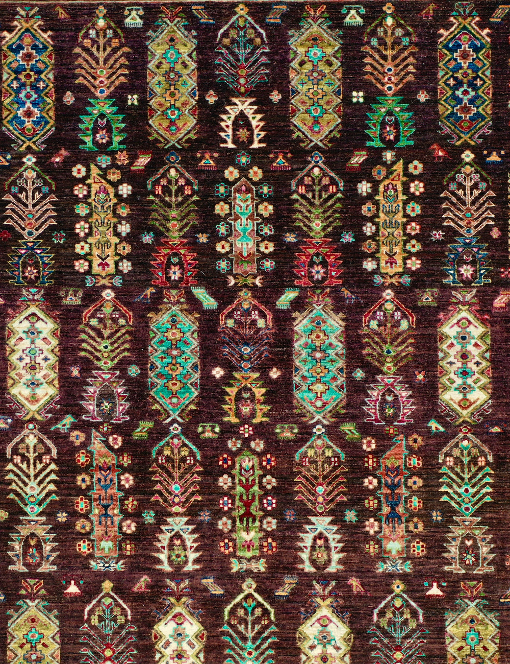 Brown Afghan Chobi 291x237cm