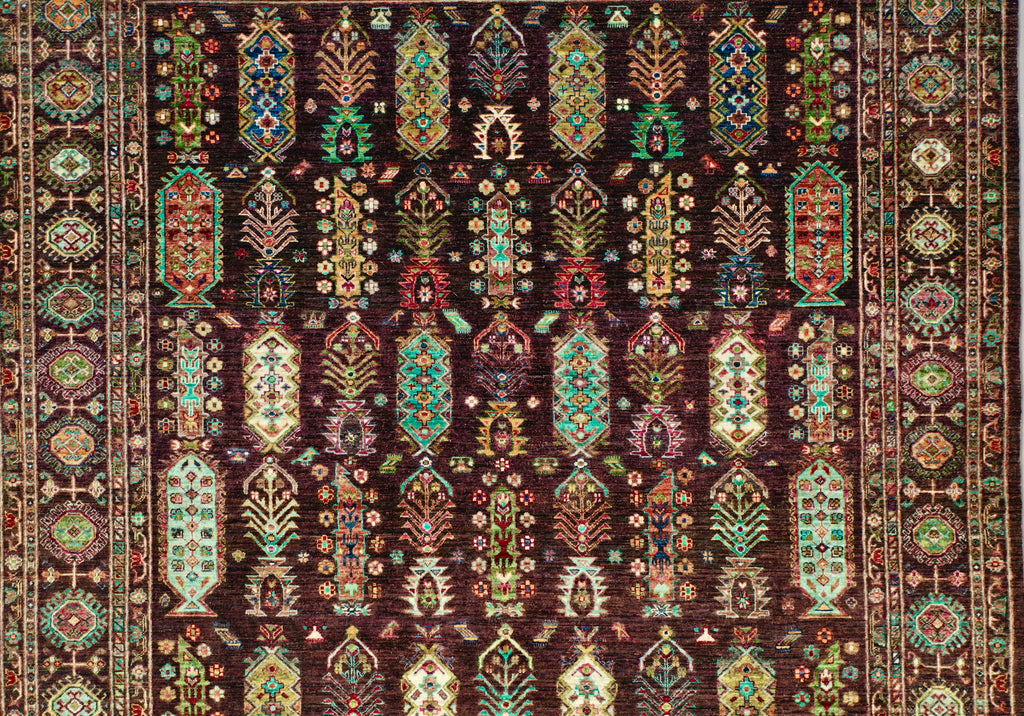 Brown Afghan Chobi 291x237cm