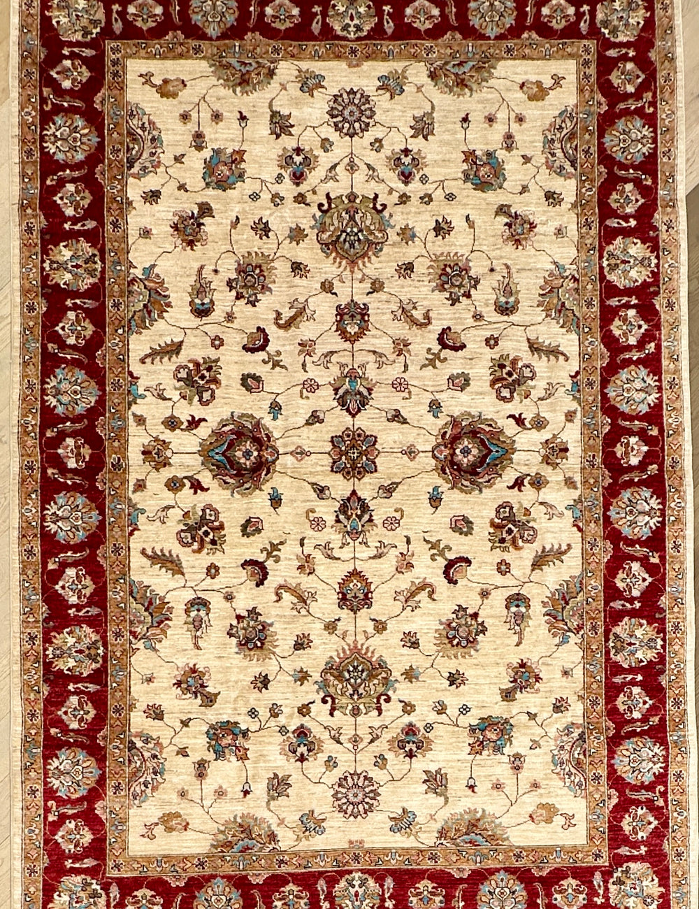 Afghan handmade rug,Chobi . Size: 293x198 cm