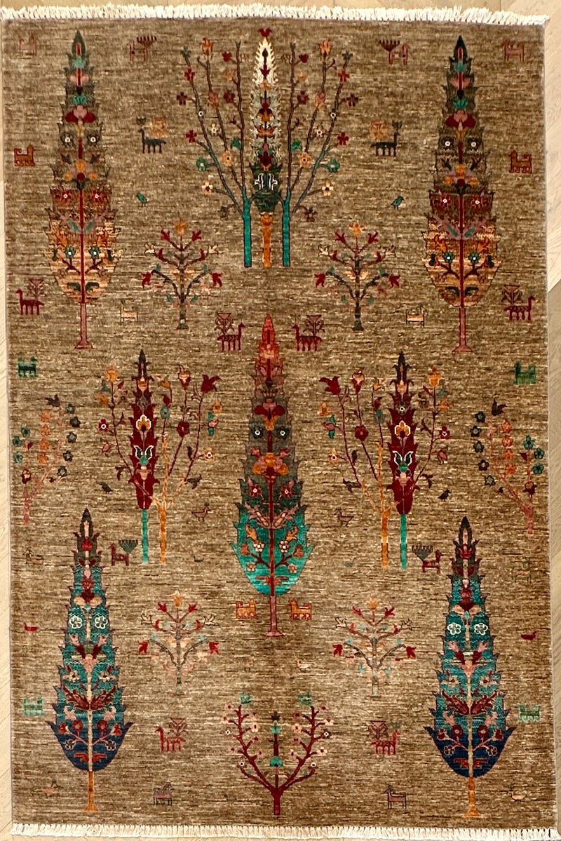 Afghan handmade rug,Chobi . Size: 265x180 cm