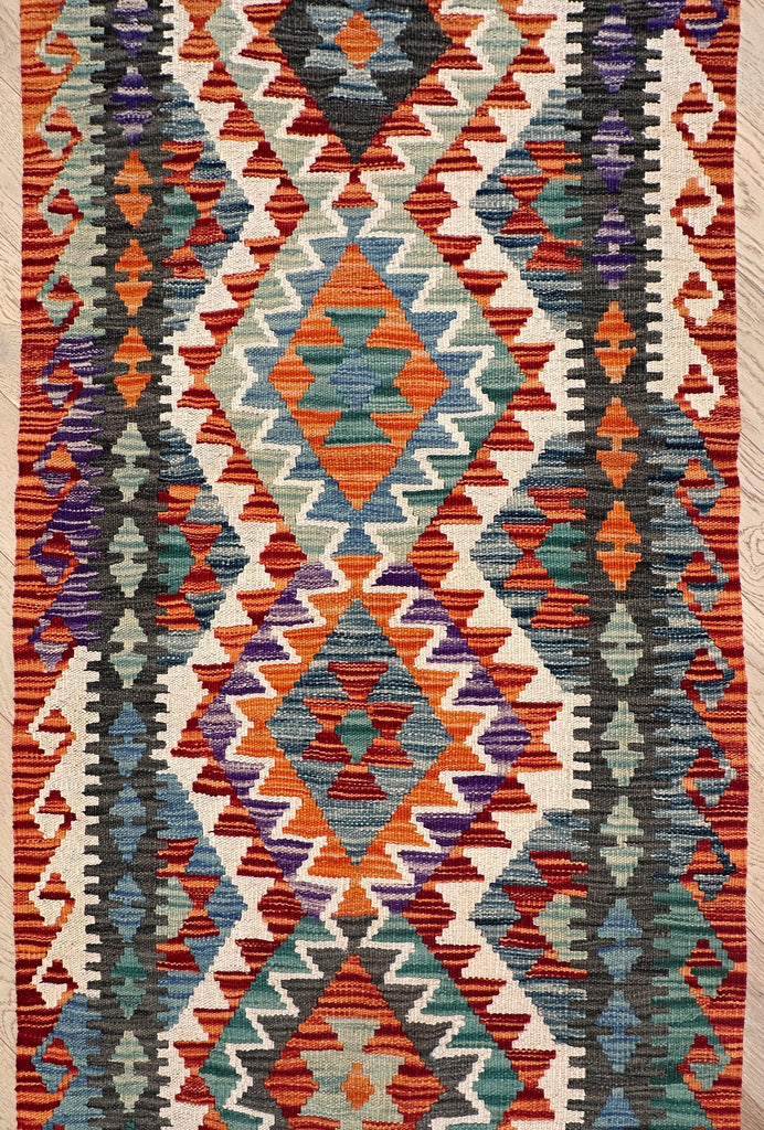 Afghan hand made Kilim runner 415x79cm