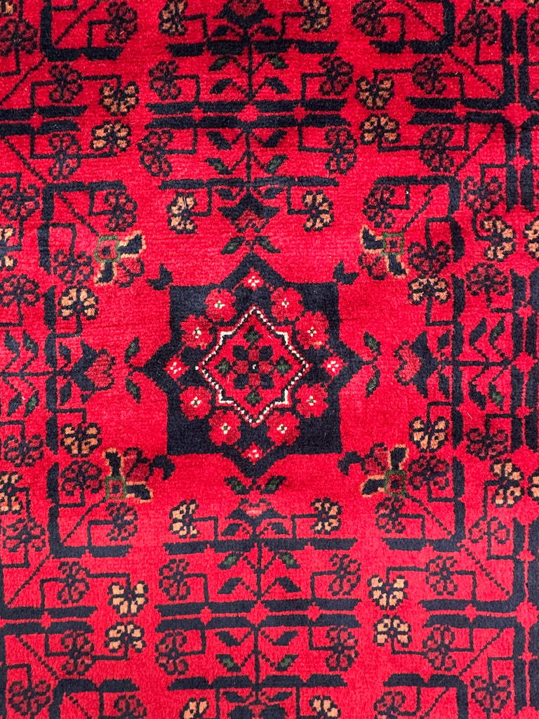 Afghan elephant foot rug 232x171 cm