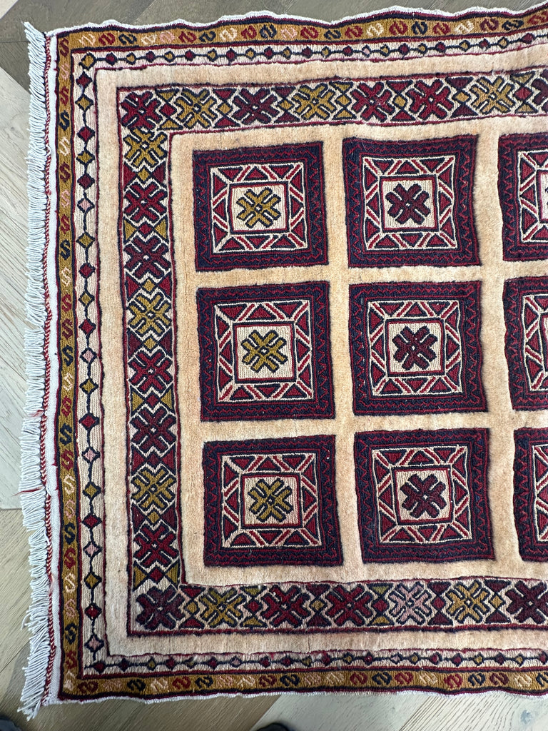 HANDMADE AFGHAN MUSHWANI KILIM | 120x80 CM|