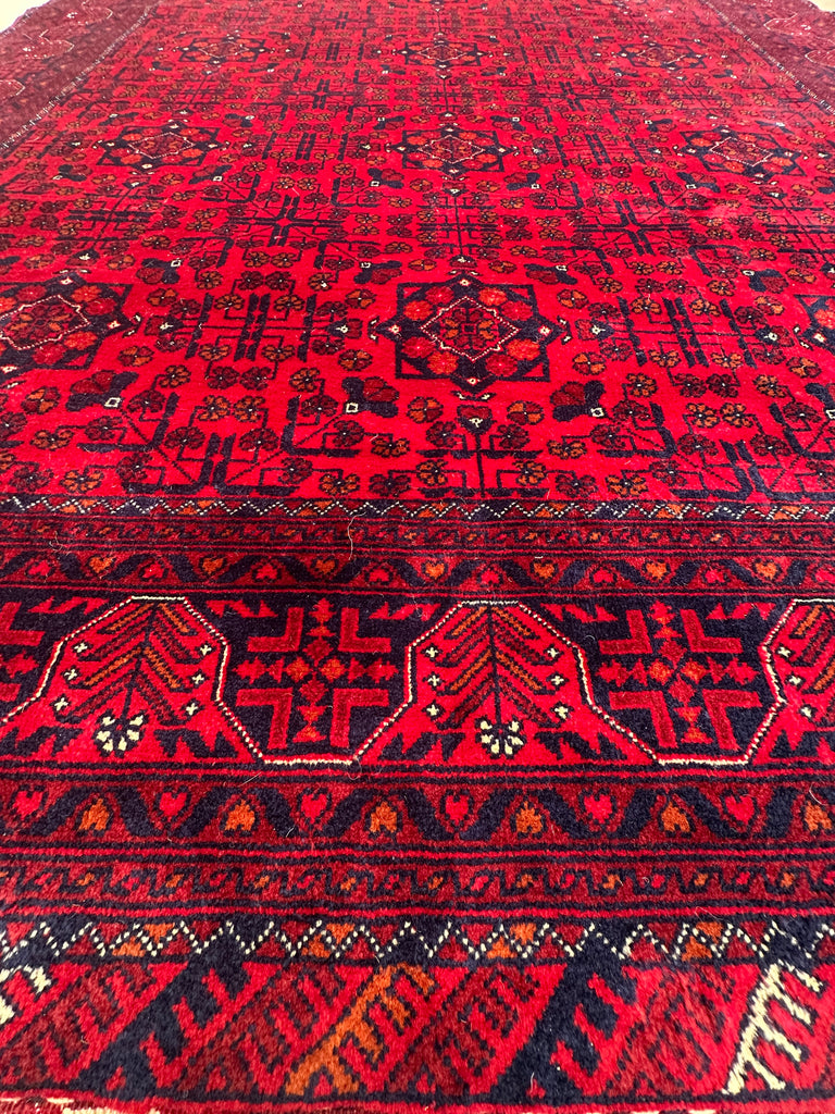 Afghan elephant foot rug 200x152 cm