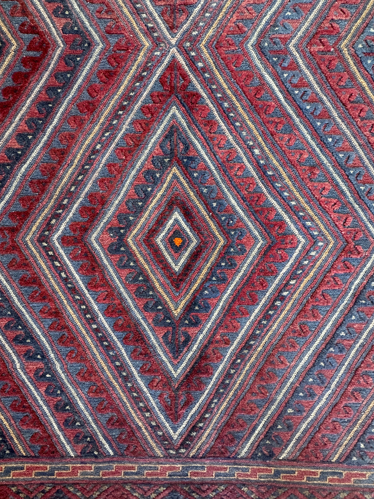 HANDMADE AFGHAN MUSHWANI KILIM 278x207 CM