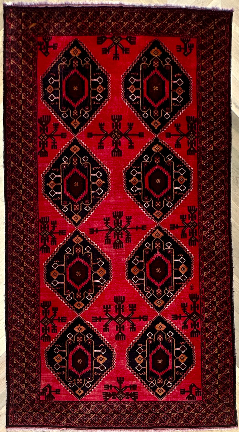 Handmade Afghan Maimana Rug 420x230  cm