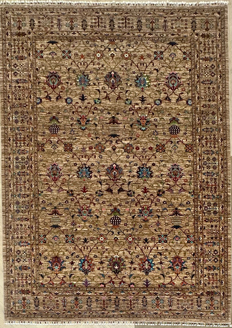 Afghan handmade rug,Chobi. Size:340x256j cm
