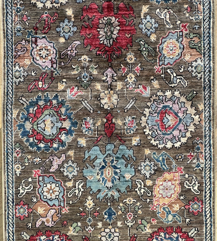 Afghan handmade Chobi runner 344x86 cm