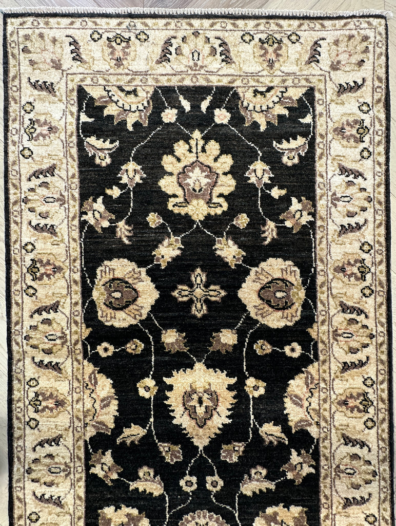 Afghan handmade runner, Chobi. Size: 300x87cm