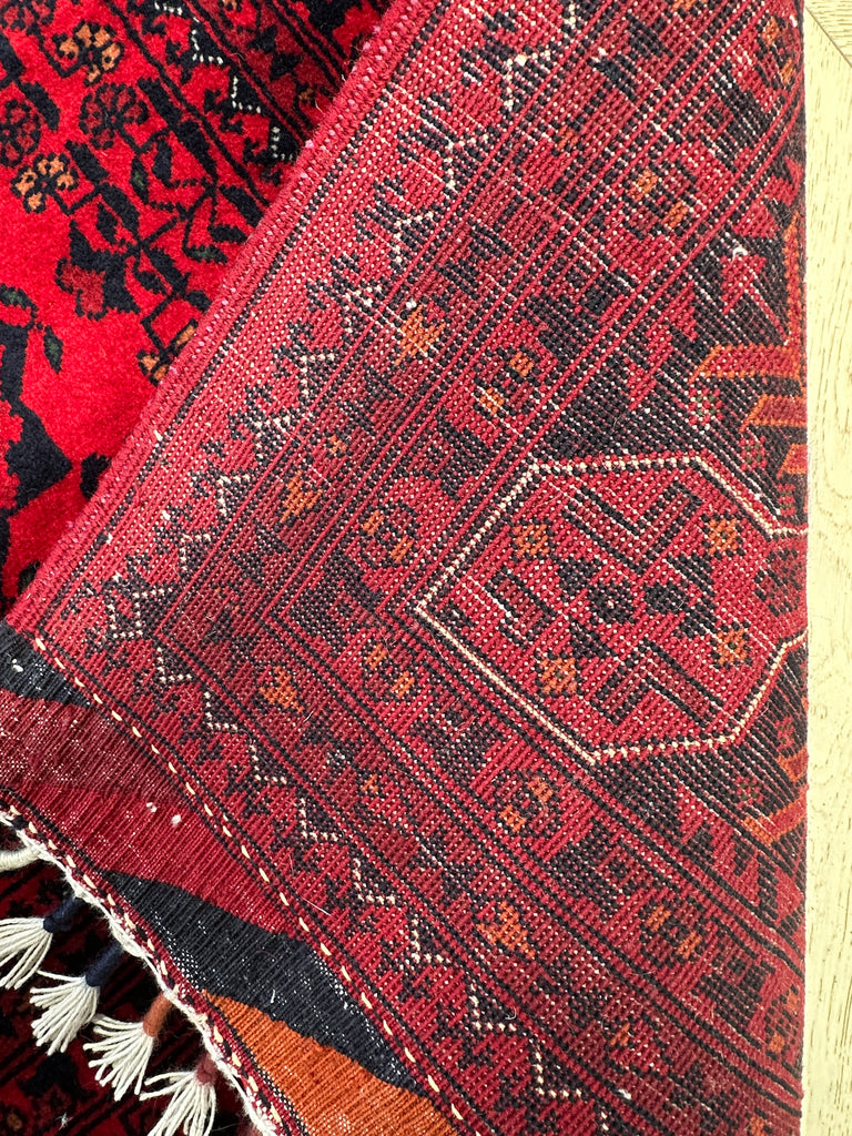 Afghan elephant foot rug 232x171 cm