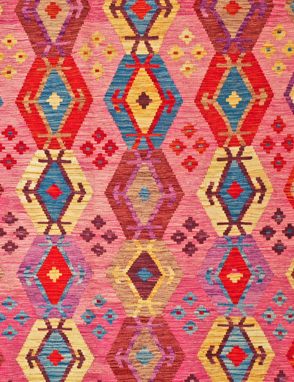 Pink Maimana Flatweave Kilim 2x3m