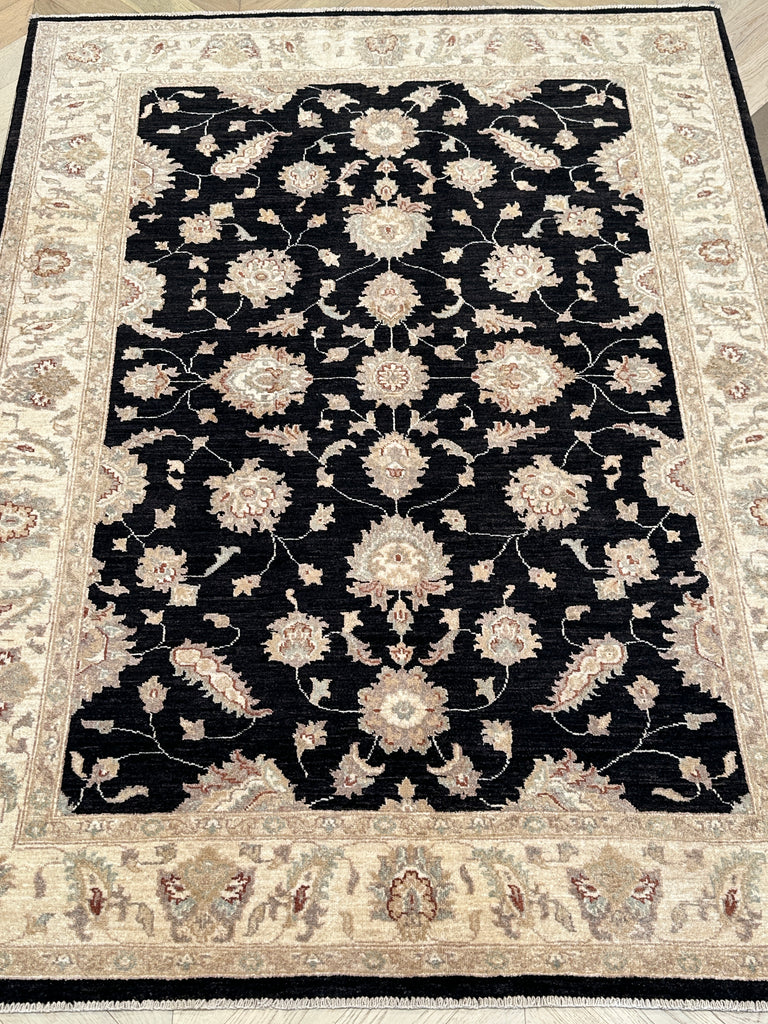Afghan handmade rug,Chobi . Size: 242x180 cm