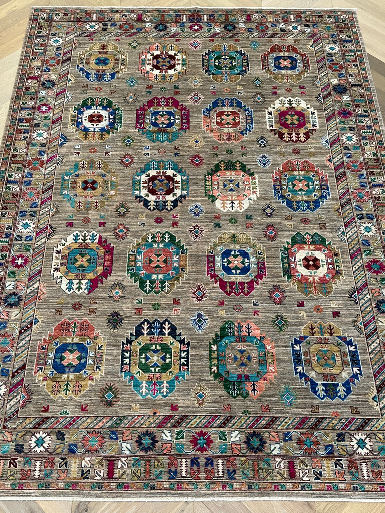 Afghan handmade rug,Chobi. Size:351x252 cm