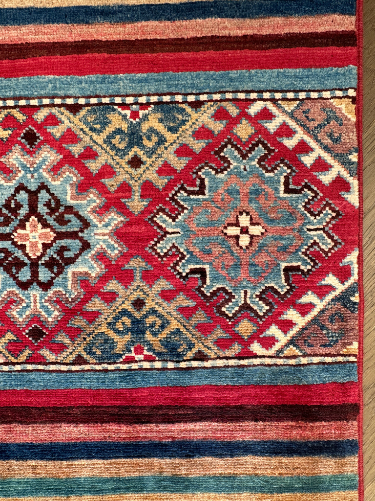 Afghan handmade rug,Chobi . Size: 252x178 cm