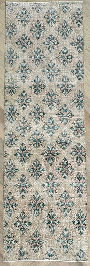 Turkish hand made runner 306x91 cm