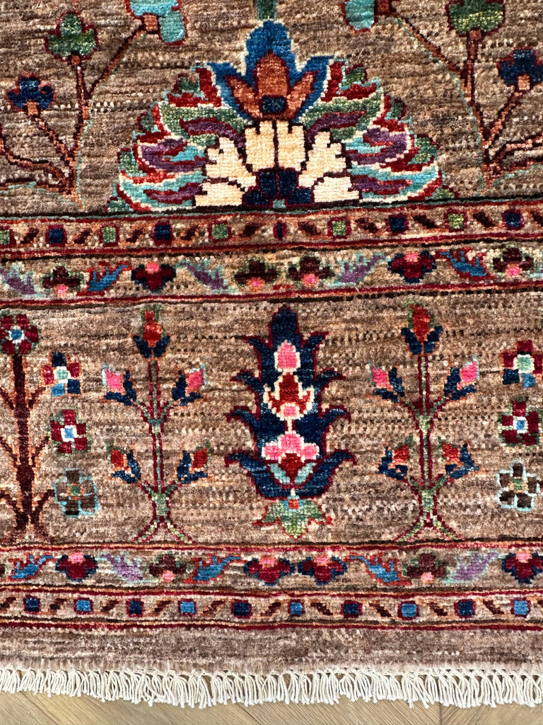Afghan handmade rug,Chobi. Size:372x253 cm