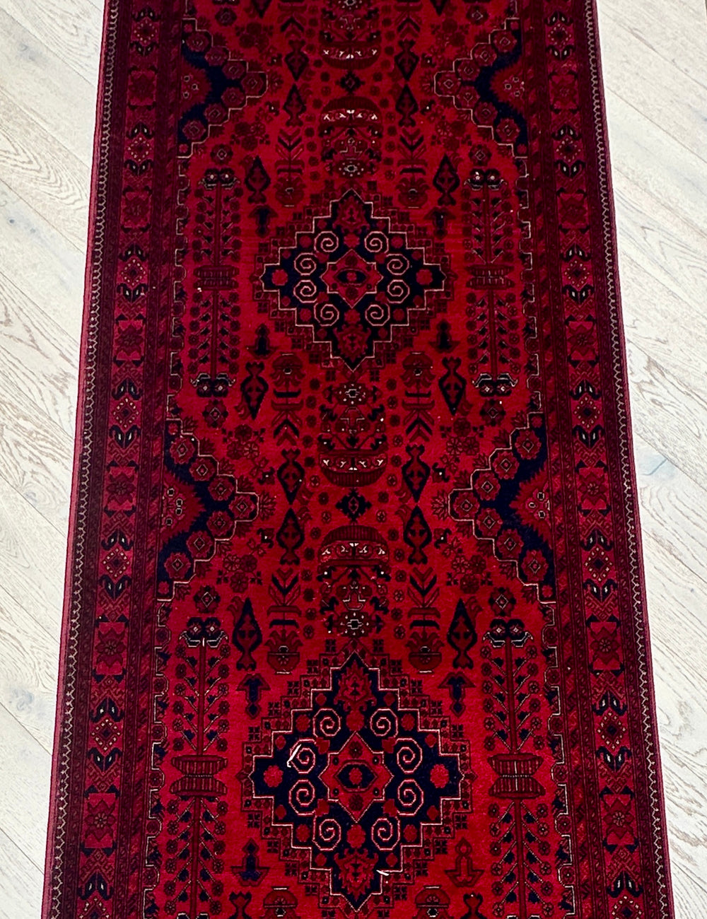 Afghan elephant foot runner 300x90 cm