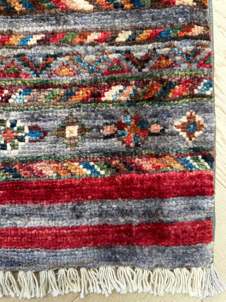 Afghan handmade rug,Chobi . Size: 191x150 cm