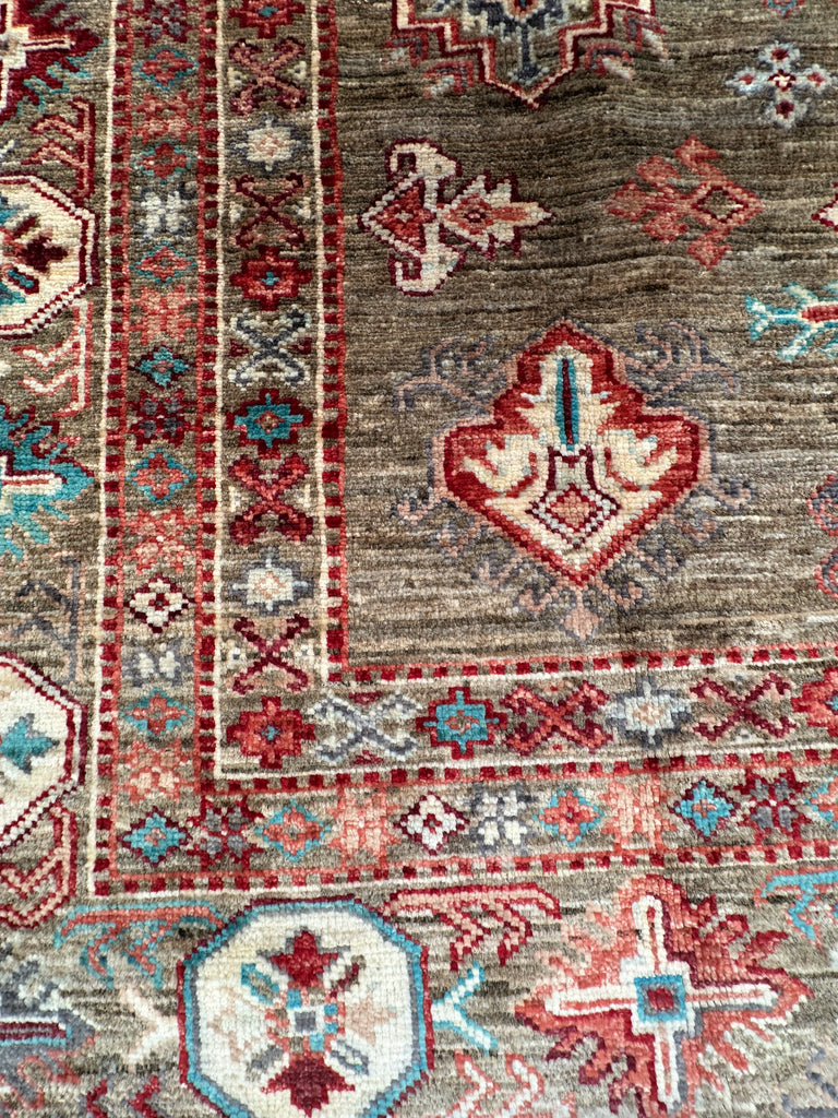 Afghan handmade rug,Chobi. Size: 237x174 cm