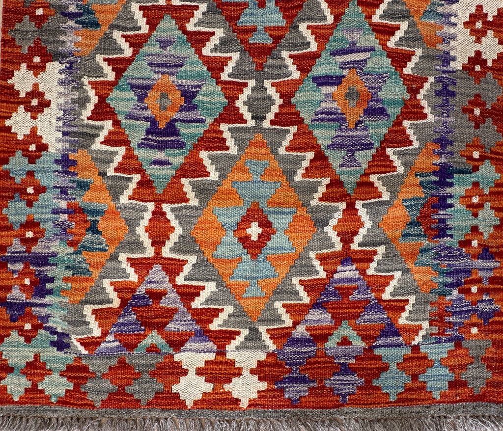 Afghan hand made Kilim runner 300x80 cm