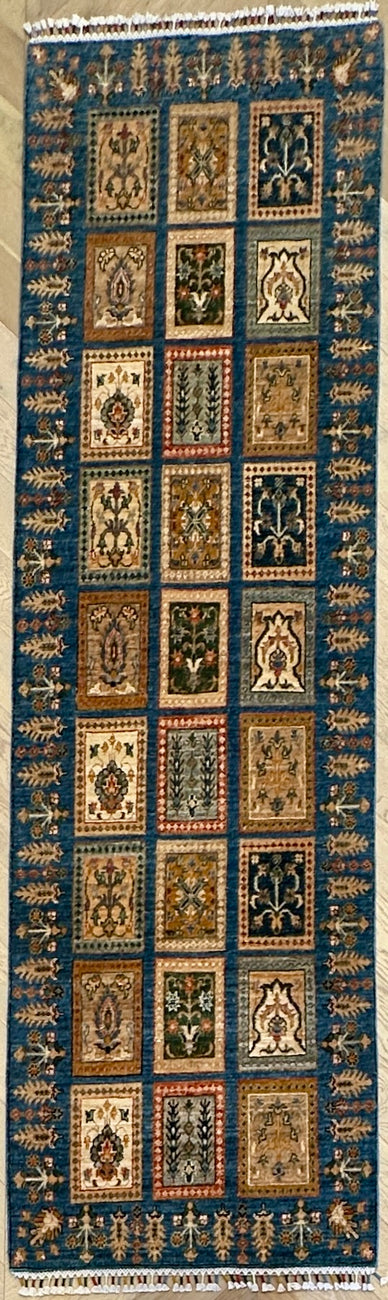 Afghan handmade Chobi runner 282x79 cm