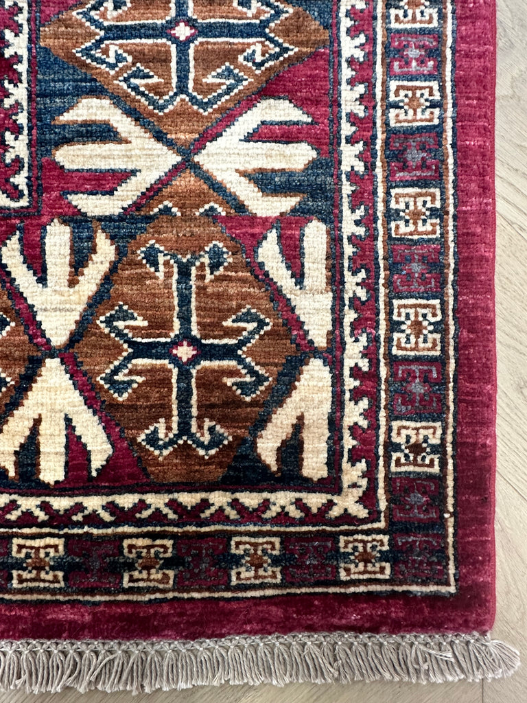 Afghan handmade rug,Chobi. Size:340x230 cm