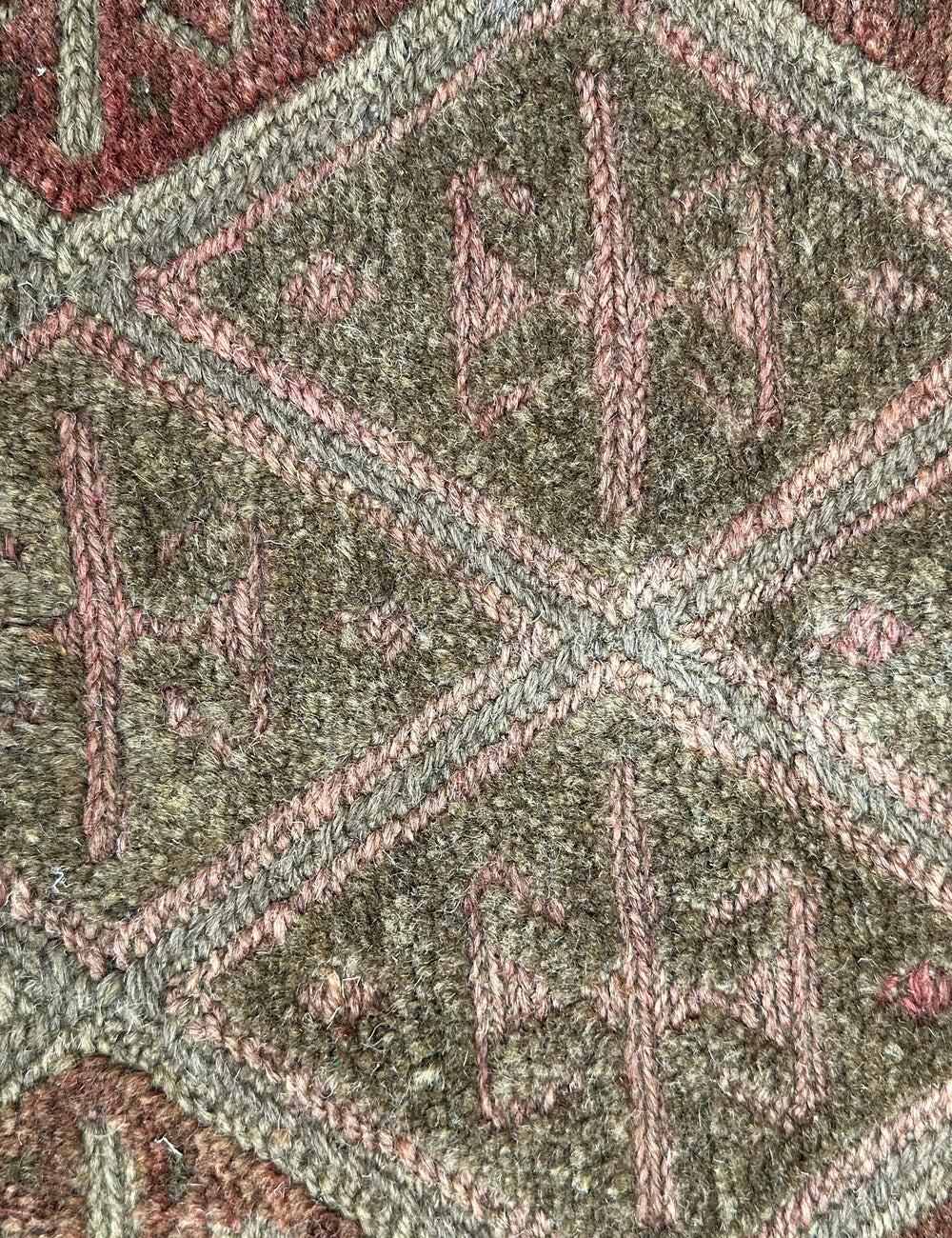 HANDMADE AFGHAN MUSHWANI KILIM | 138x112 CM|