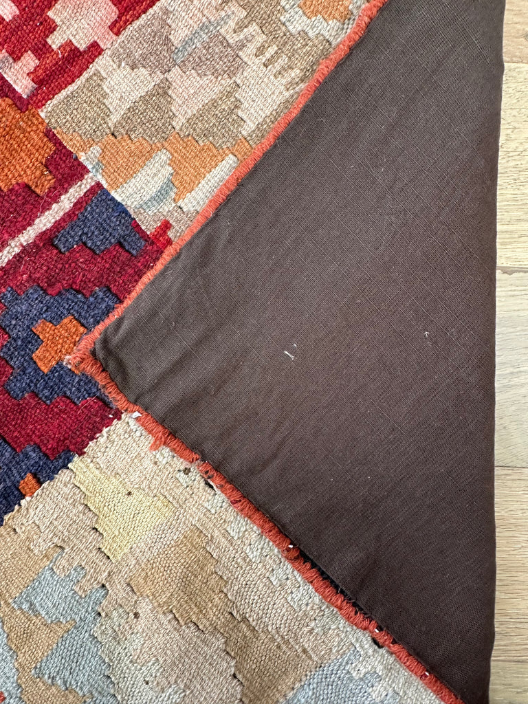 Handmade Afghan patchwork rug- 213x150 cm