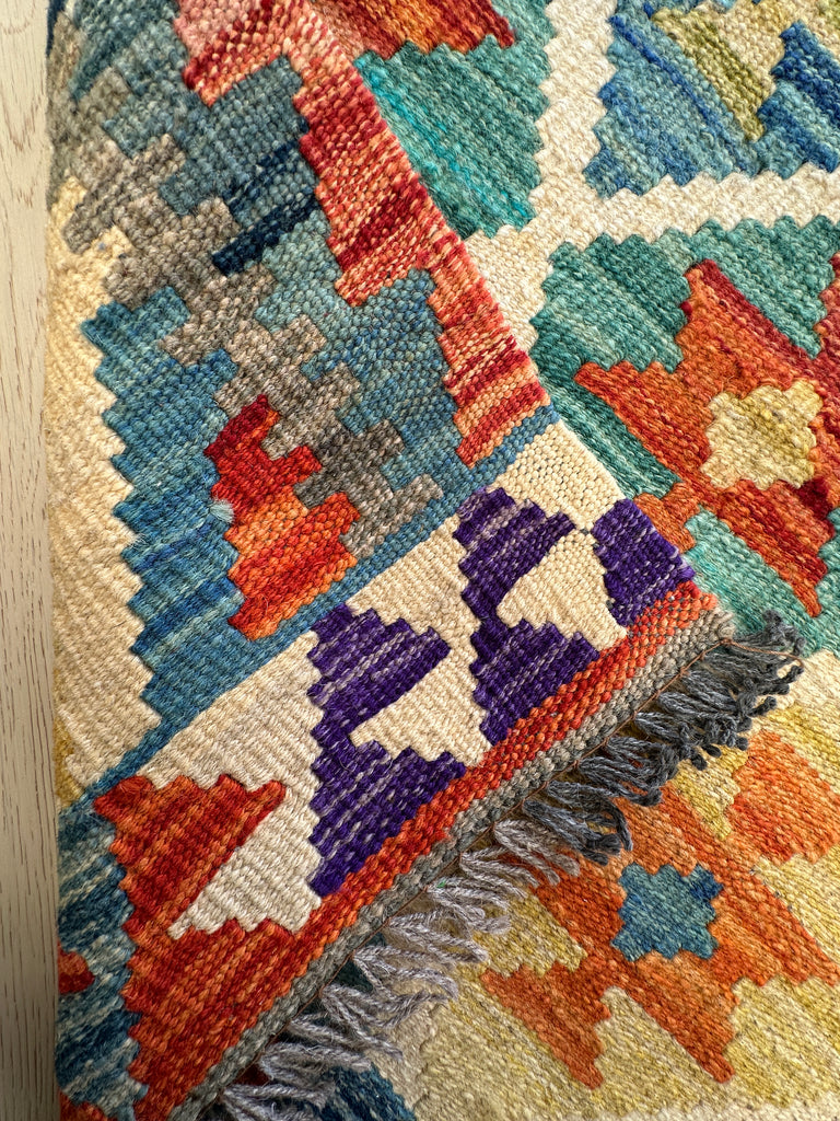 Afghan hand made Kilim runner 305x75 cm