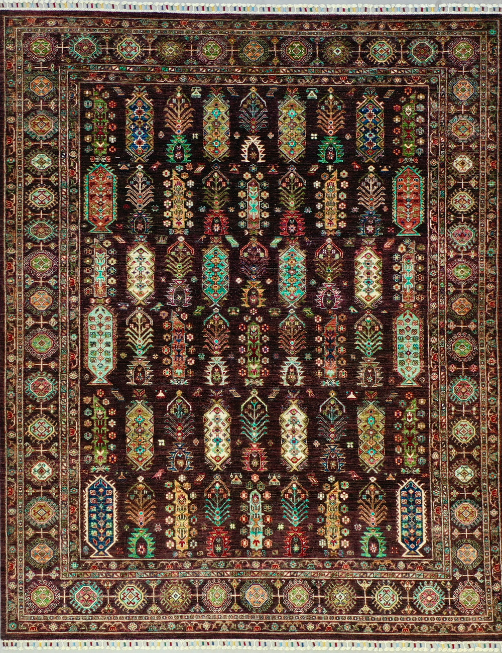 Brown Afghan Chobi 291x237cm