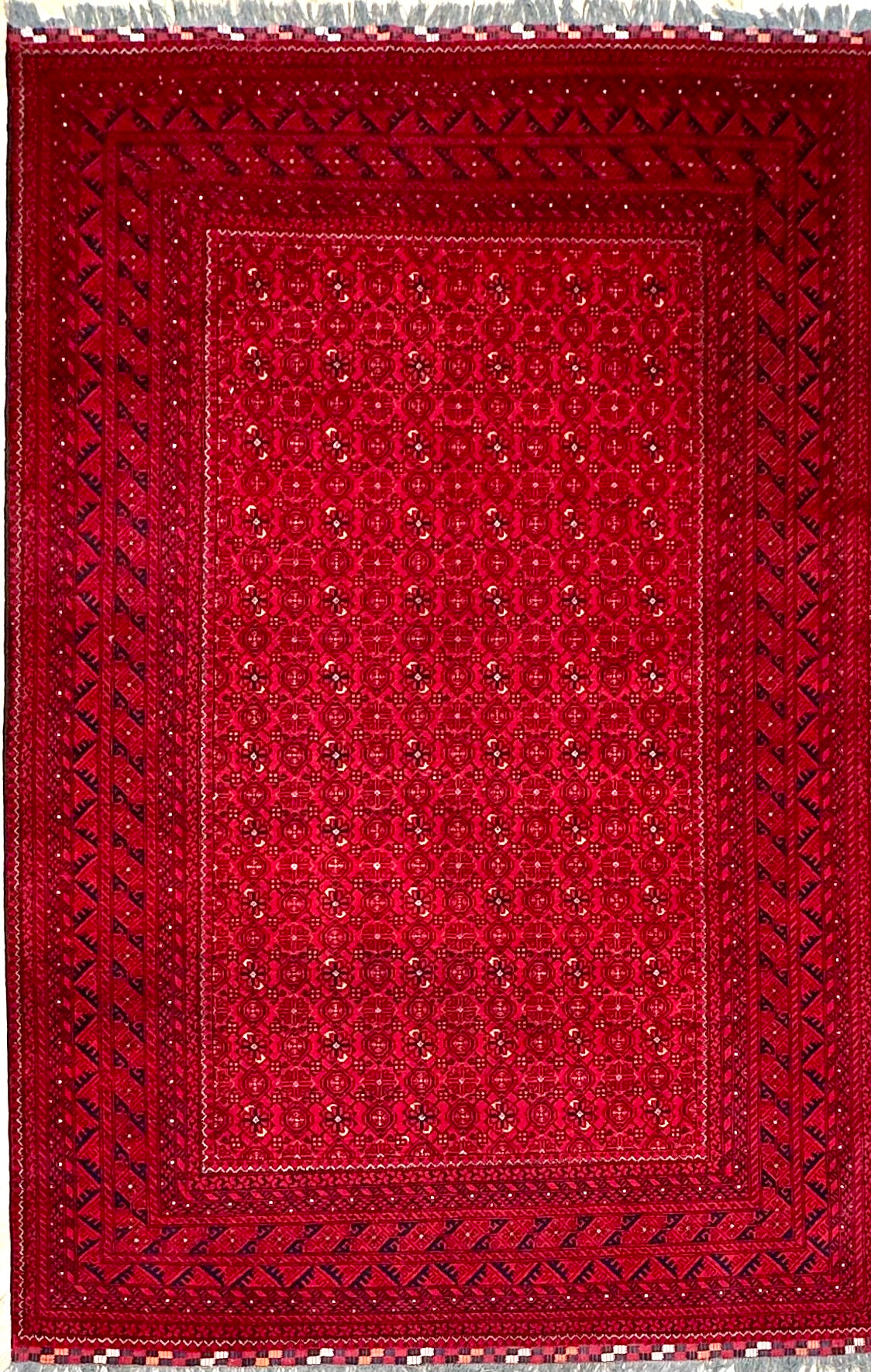 Khal Mohammadi 295x194 cm- Traditional red rug