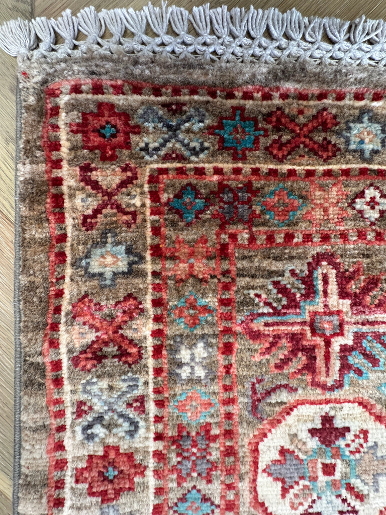 Afghan handmade rug,Chobi. Size: 237x174 cm