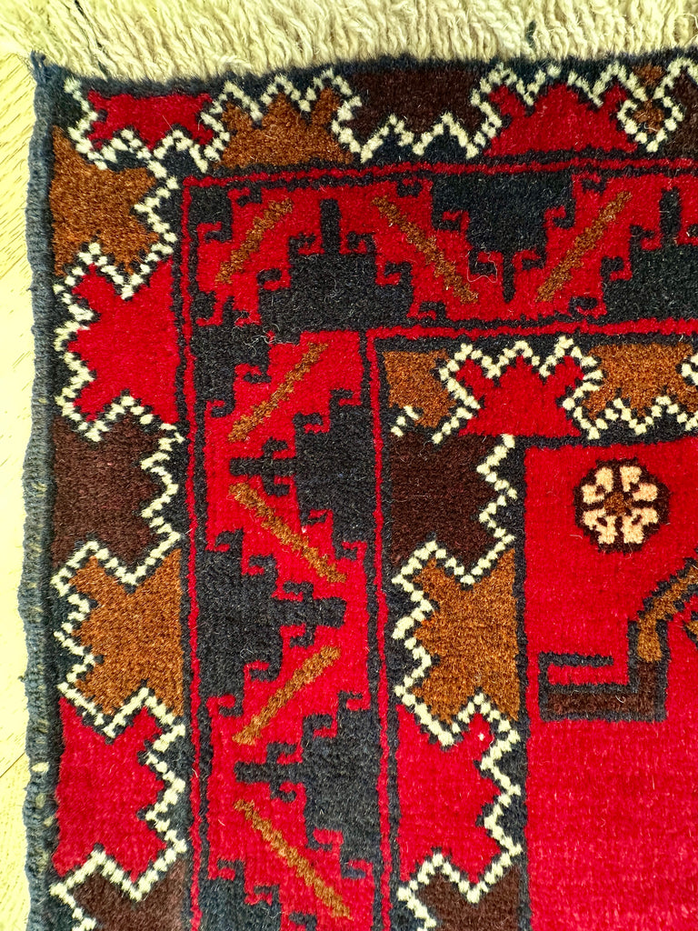 Tribal Baluchi handmade runner 202x91 cm