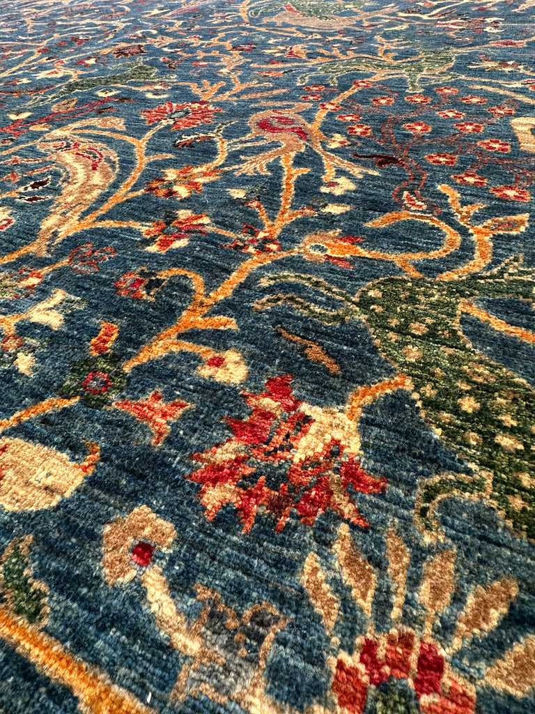 Afghan handmade rug,Chobi. Size:299x251cm